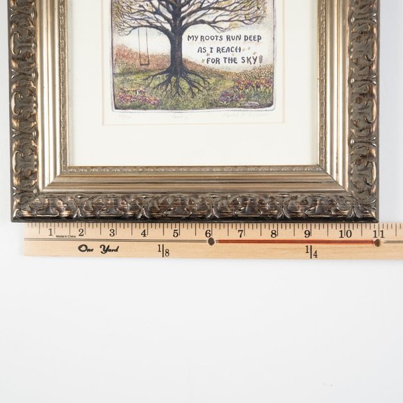 Rachel Badeau Tree Roots Giclee Art Print Colored Signed Numbered Framed… - Picture 6 of 10